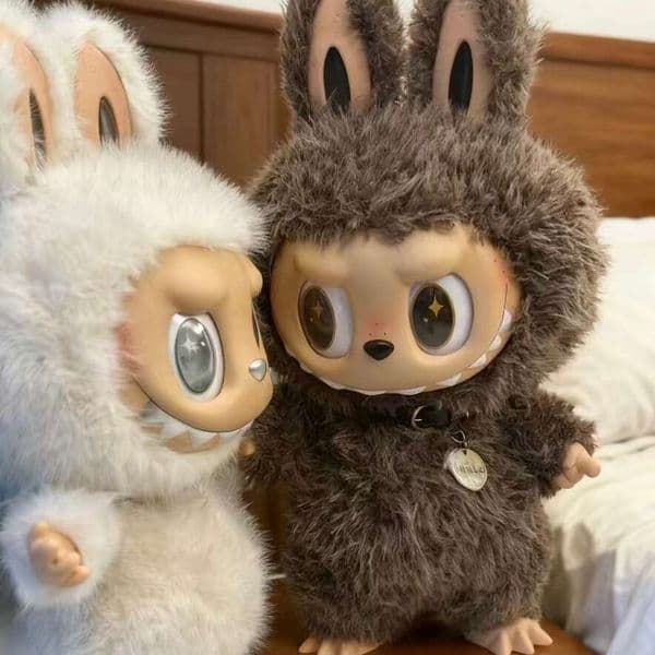 Popular Market The Monsters Large Labubu Angel In Clouds ZIMOMO I Found You Cute 58Cm Tall Plush Original Vinyl Collectible Toy Festival Gifts