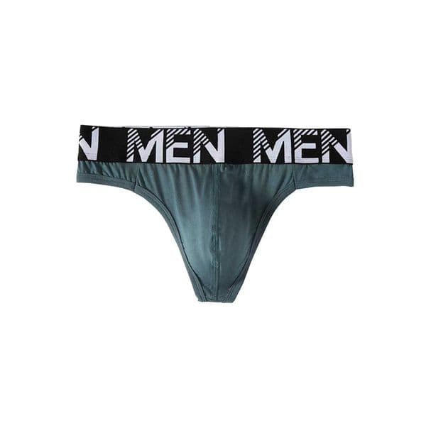Men's Underwear-Men's Trendy Letter Wide-Waistband Briefs - Breathable Comfortable Stylish Underwear-D009