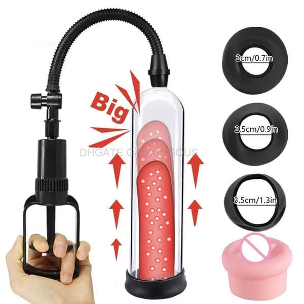 Penis Enlargement Pump Manual Vacuum Stimulate for Man Extender Penis Pump Male Enlarger Trainer Masturbation Adults Sex Toys 18