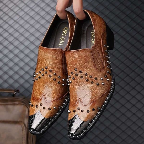 New Large Size Stylish Versatile Trendy British, Elegant, Business, Fashion, Gentleman, Vintage, Classic Men's Business Casual Shoes - 65901