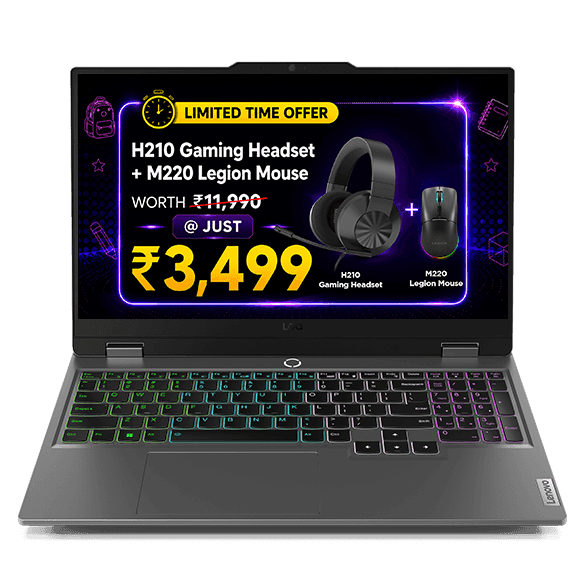 Lenovo LOQ 15 - Intel i5, 16 GB RAM, 512 SSD, Luna Grey - Gaming Laptop | Gaming PC - Intel® Core™ i5 - 512 GB SSD - 16 GB RAM | 83DVR013R0