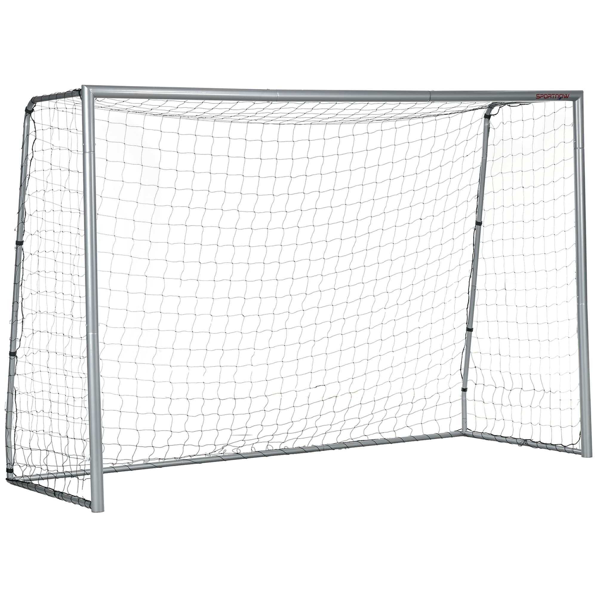 SPORTNOW 10ft x 6.5ft Football Goal, Football Net for Garden with Ground Stakes, Quick and Simple Set Up | Aosom UK