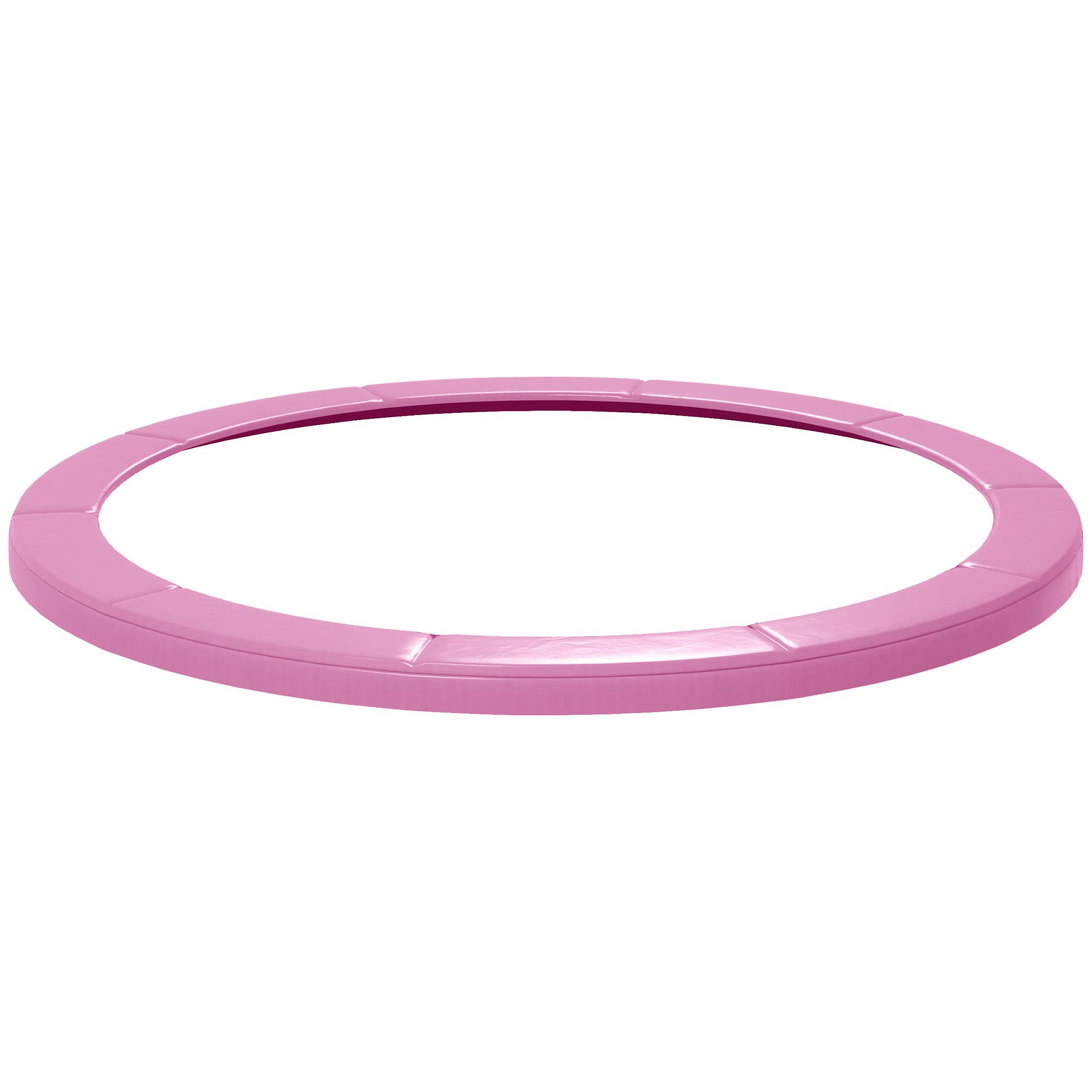 SPORTNOW 12FT Trampoline Spring Cover, Plastic Trampoline Pad Replacement with Elastic Cord, Waterproof, UV Resistant and Tear-Resistant, All-Weather Trampoline Accessories, Pink