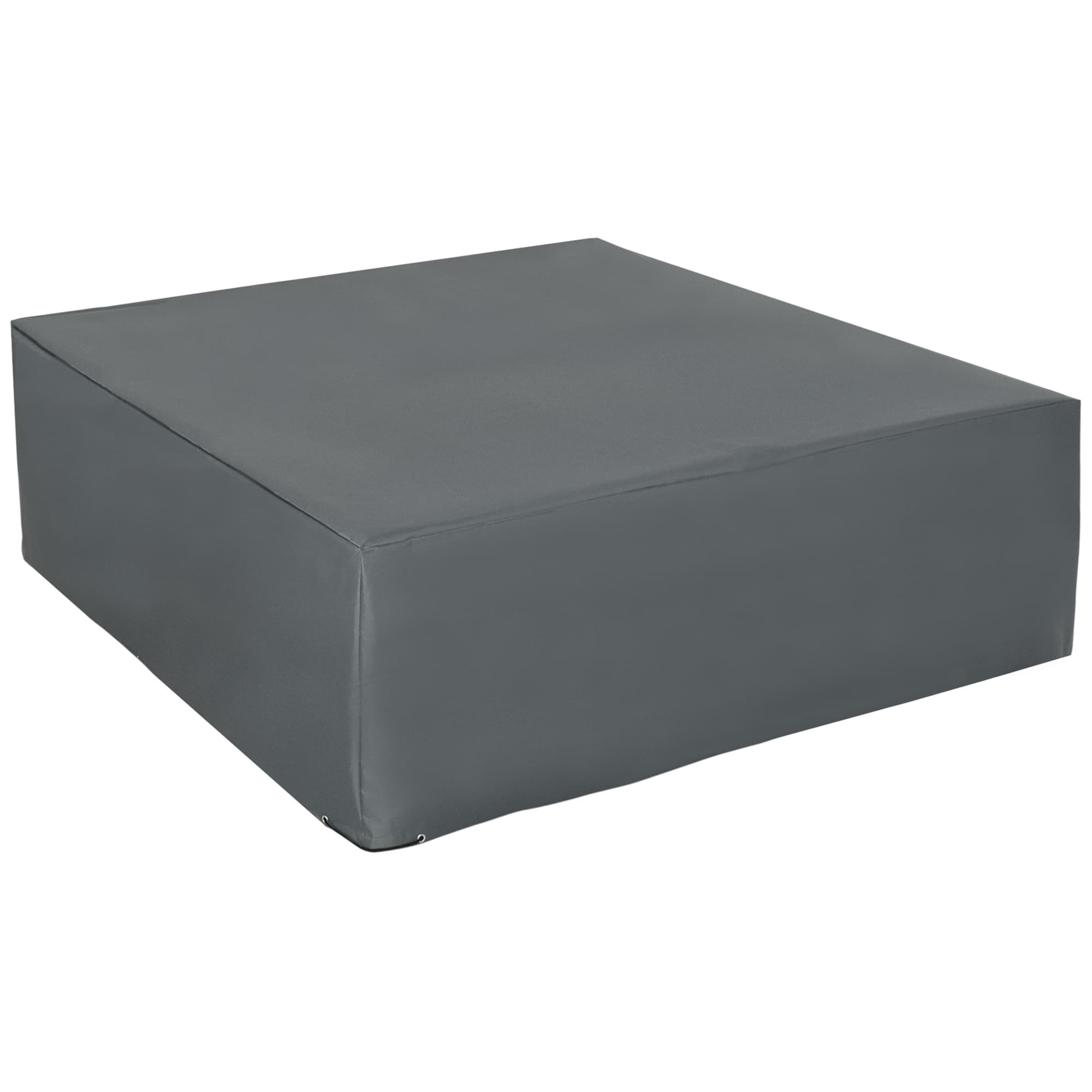 Outsunny Outdoor Oasis: Waterproof Anti-UV Patio Furniture Cover for Rattan Sun Lounger Set, Grey, 205L x 192W x 61H cm | Aosom UK