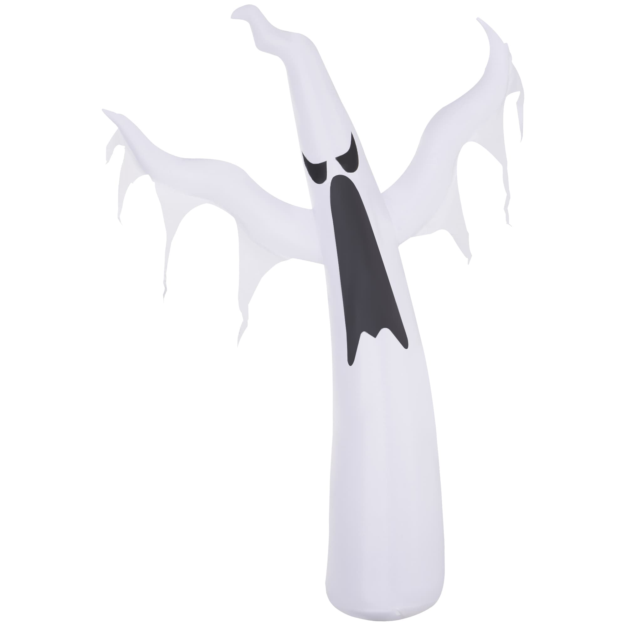 HOMCOM 6FT 1.8m LED Halloween Inflatable Decoration Floating Ghost Scary Party Outdoors Yard Lawn | Aosom UK