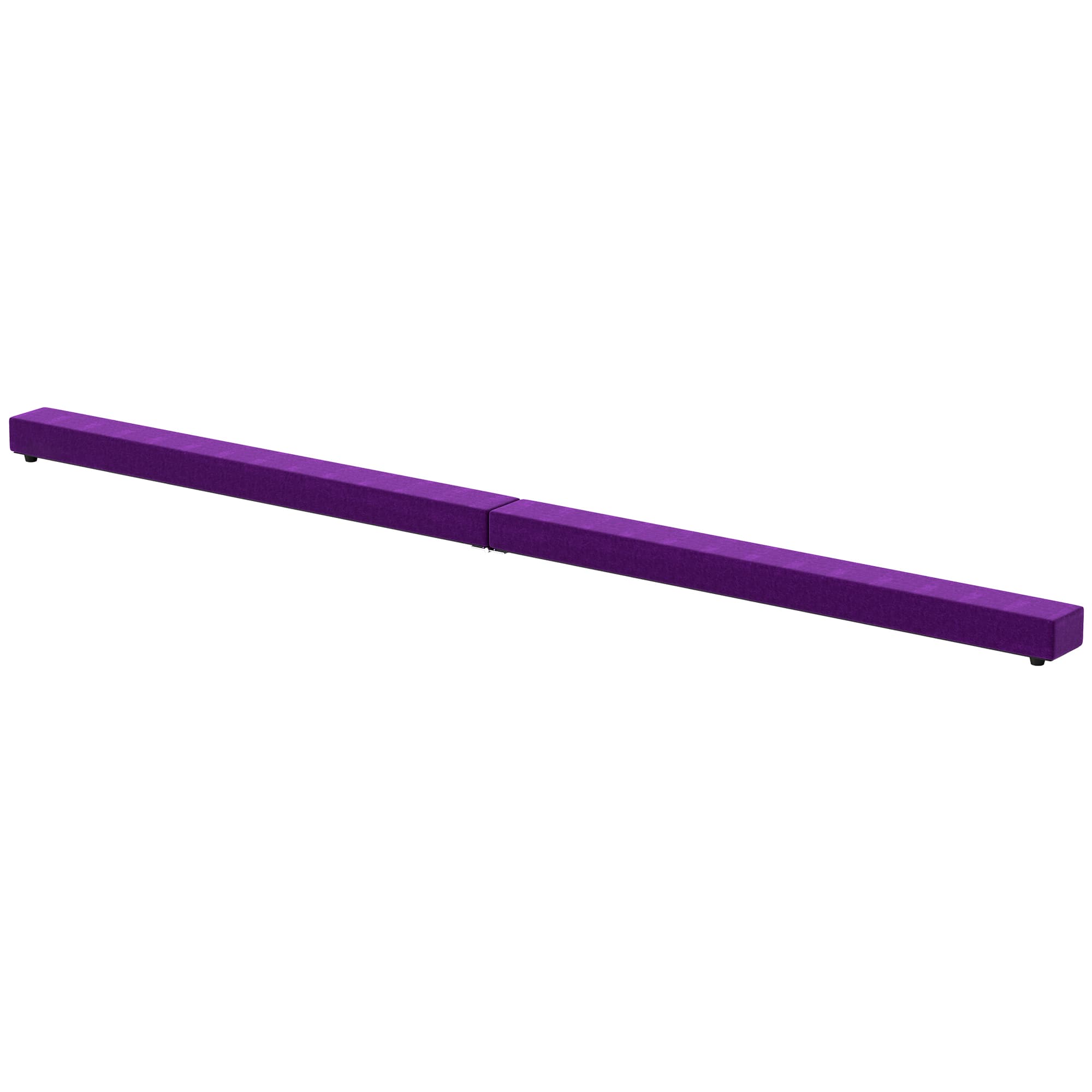 HOMCOM Balance Beam Trainer, 2.4 m-Purple | Aosom UK