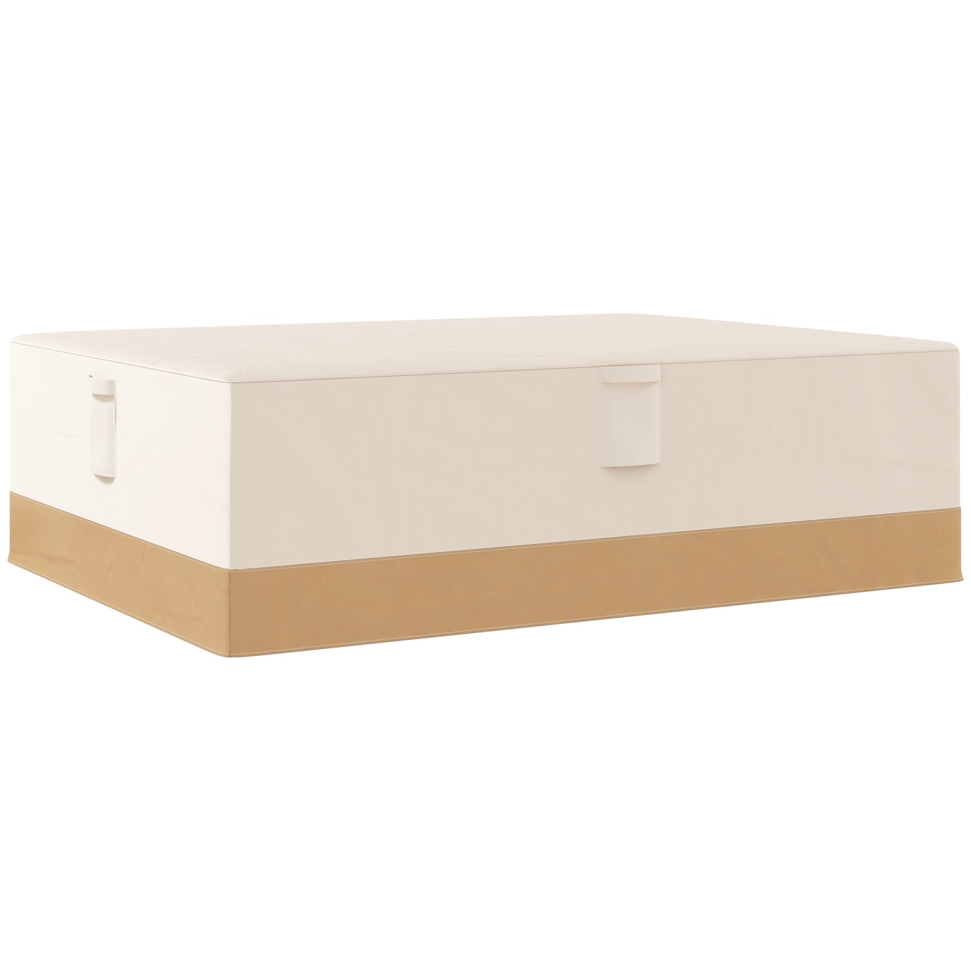 Outsunny Garden Furniture Covers Waterproof, 600D Oxford Outdoor Furniture Cover with 4 Air Vents, 275 x 208 x 78 cm, Beige