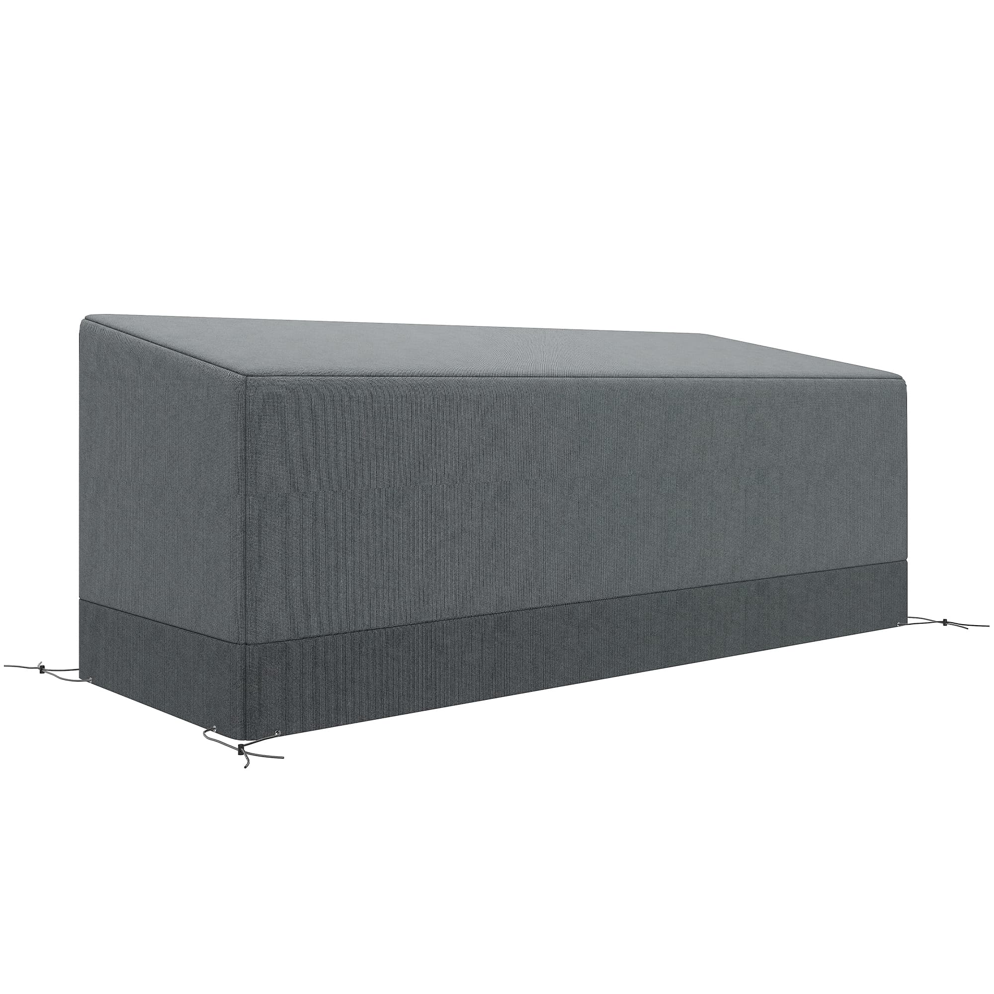 Outsunny Rectangular Patio Furniture Cover for 3 Seater Sofa Set, Water UV Resistant Protection 600D Oxford Fabric Cover, 190x72x76cm | Aosom UK