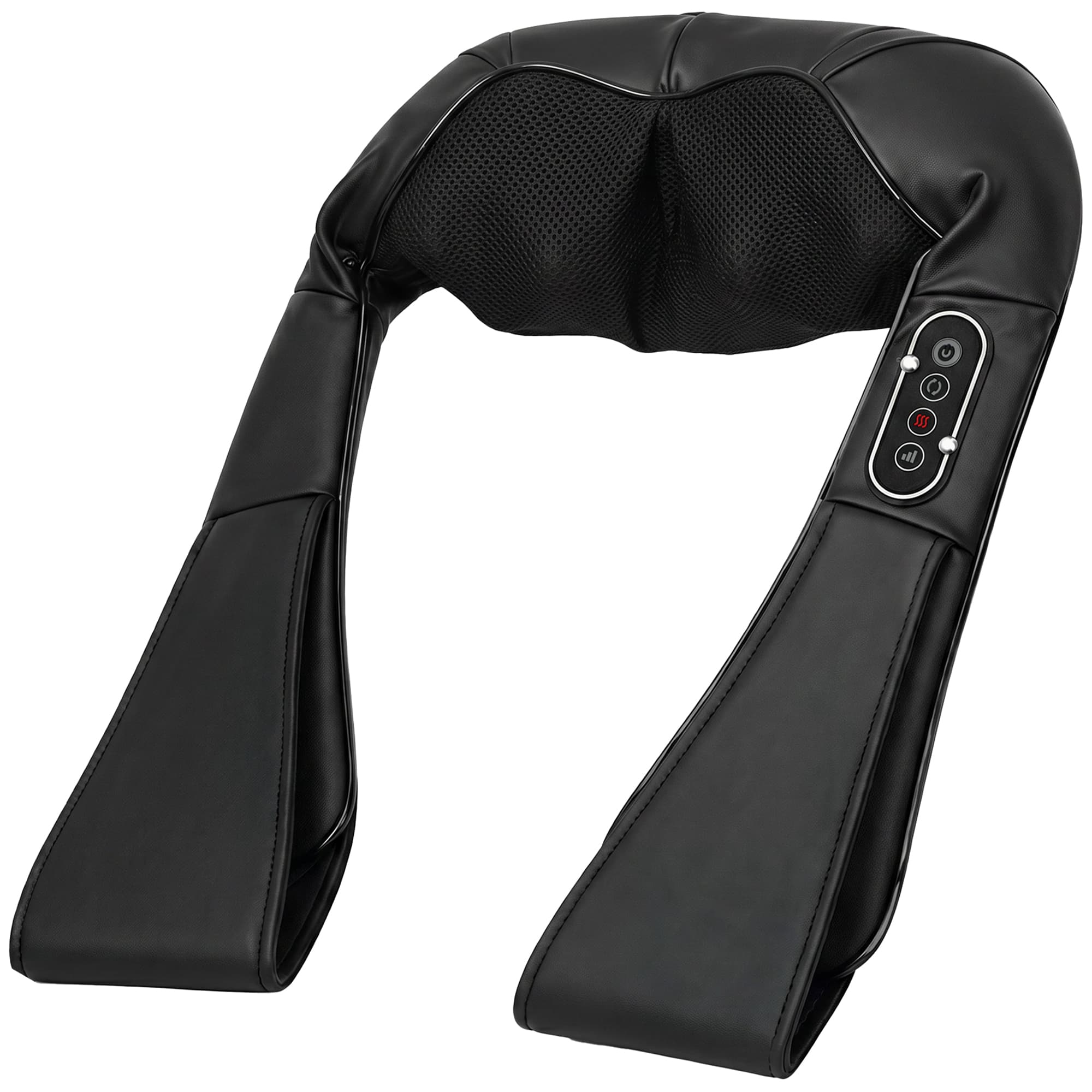 HOMCOM Neck and Shoulder Massager with Heat, Deep Tissue Shiatsu 3D Kneading Massager for Neck, Back, Waist, Foot and Leg
