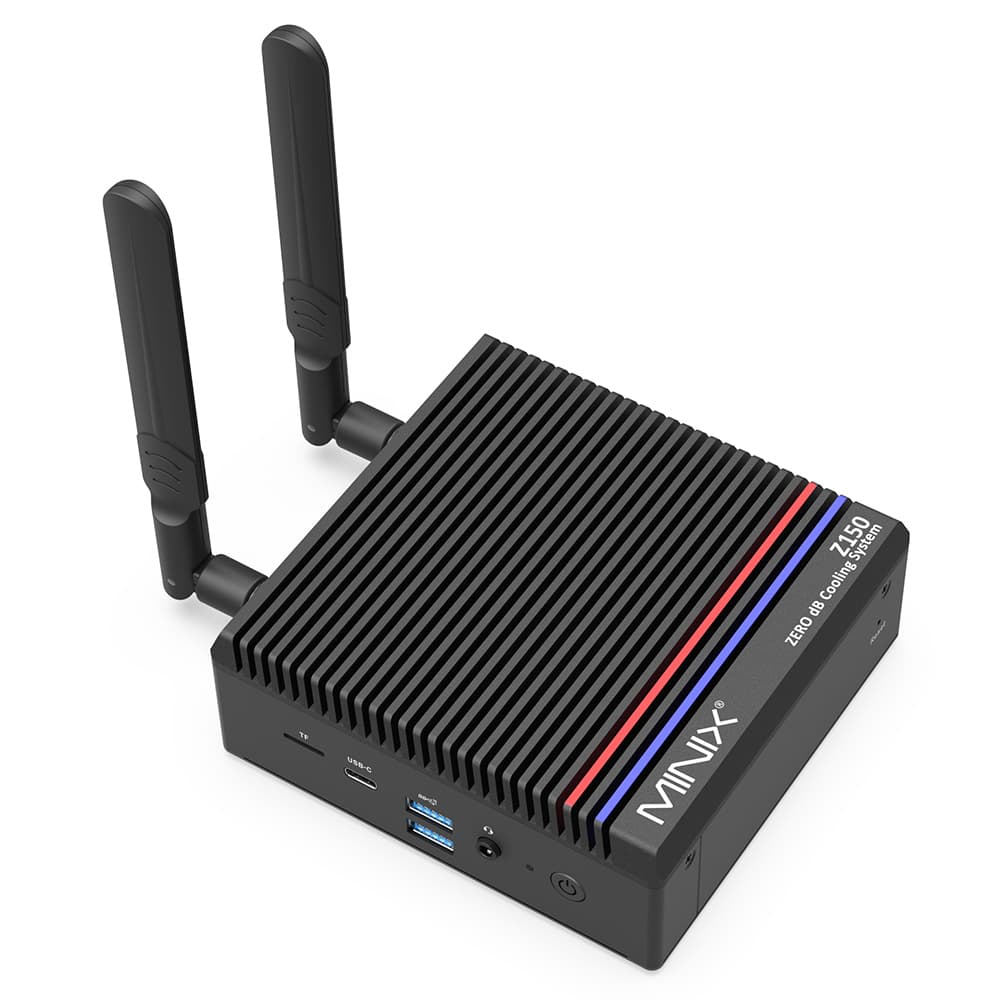 MINIX Z150-0dB Bezwentylatorowy Mini PC 8GB RAM 256GB SSD