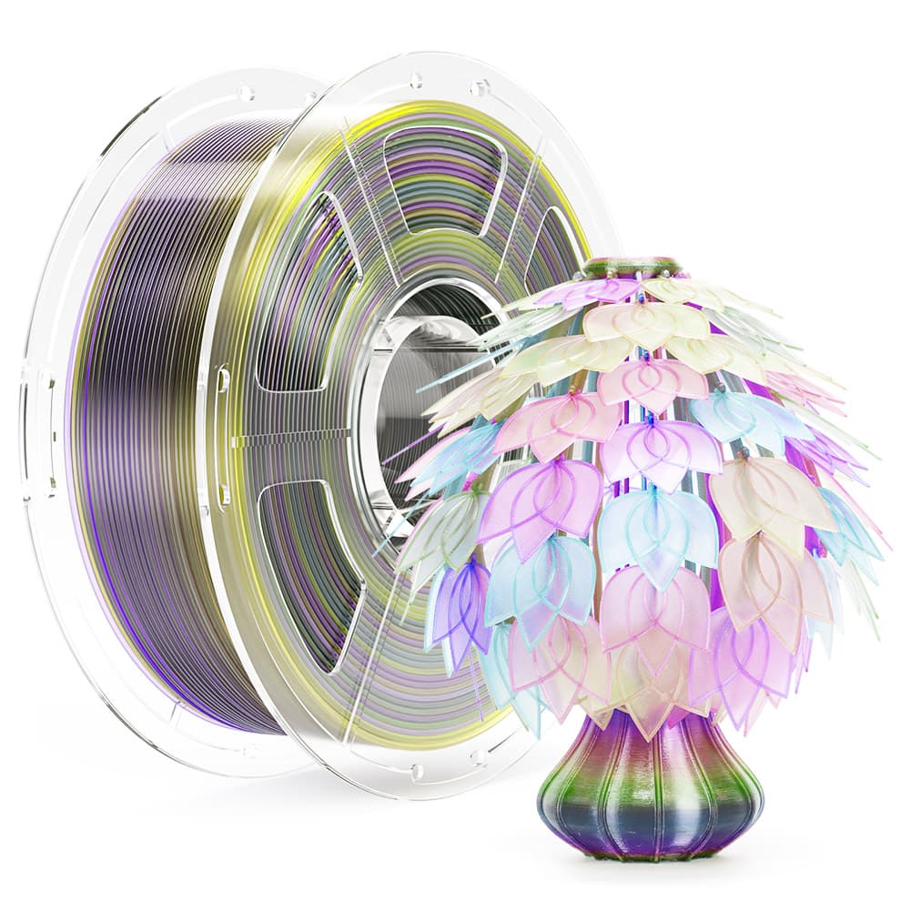 Mecpow High Speed PETG Filament, 1kg - Transparent Rainbow thumbnail 2