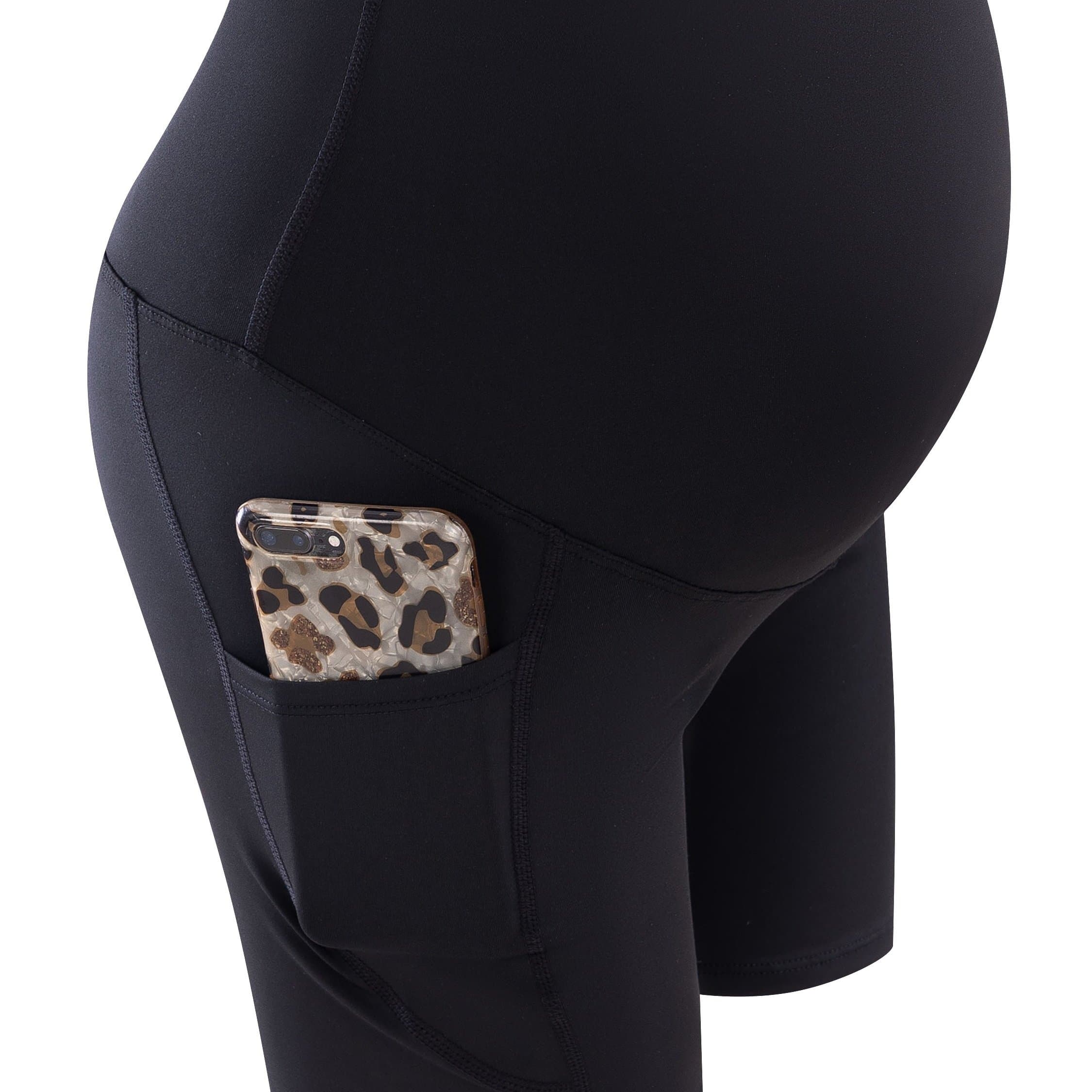 TEMU Pregnant Women's Side-pocket Shorts