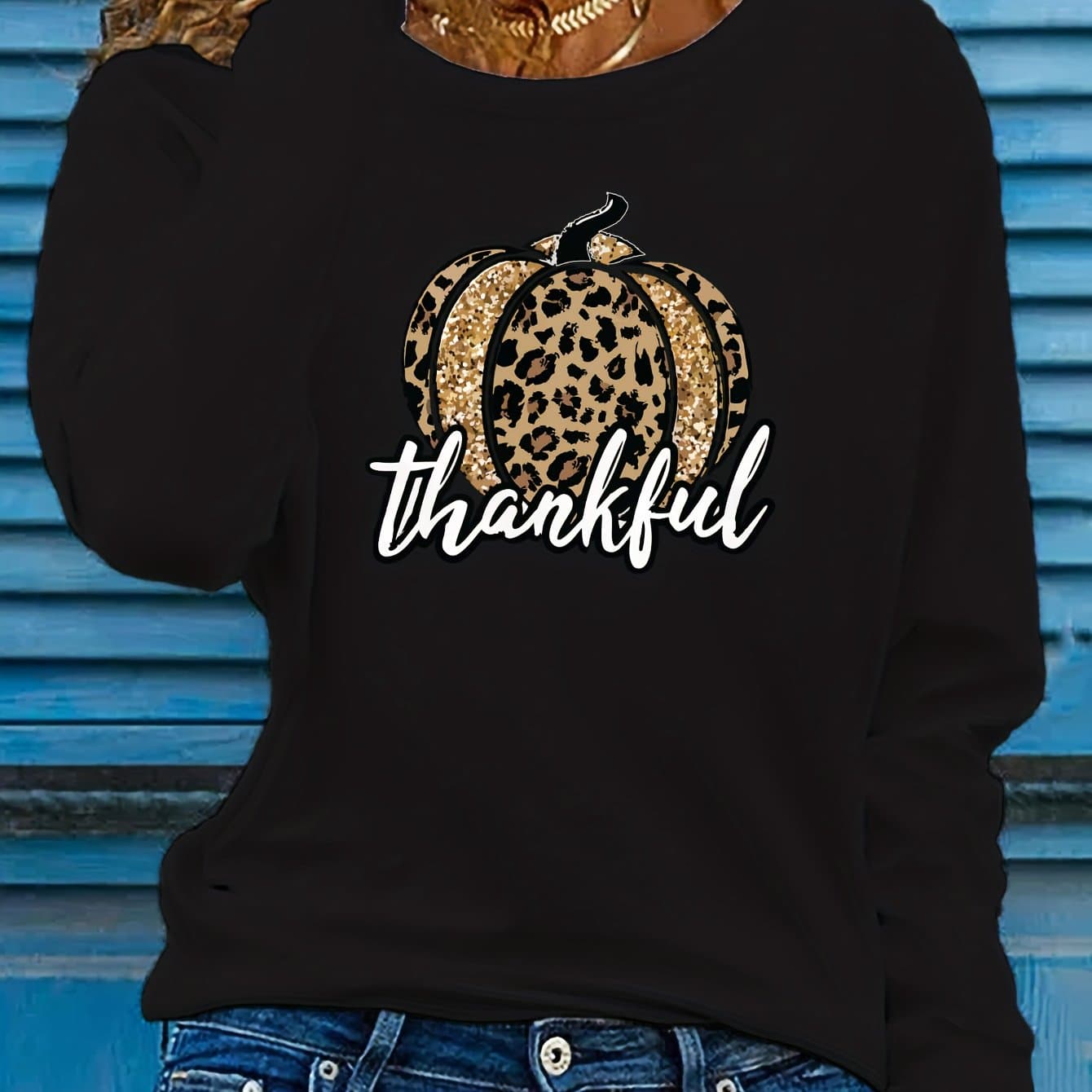 TEMU Leopard Print Pumpkin