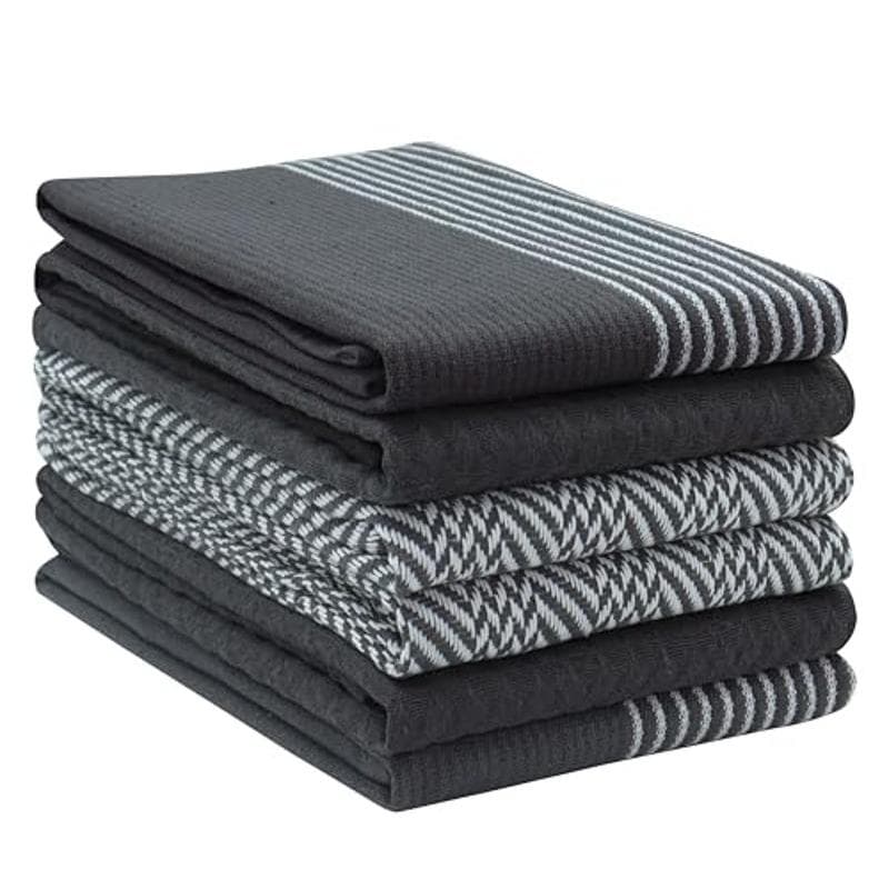 TEMU 6 Pcs Waffle Weave Assorted Kitchen Towel