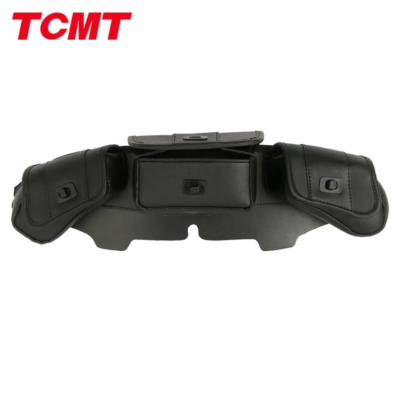 TEMU Tcmt Motorcycle Windshield 3 Pouch Bag Fit For Street Flhx 1996-2013