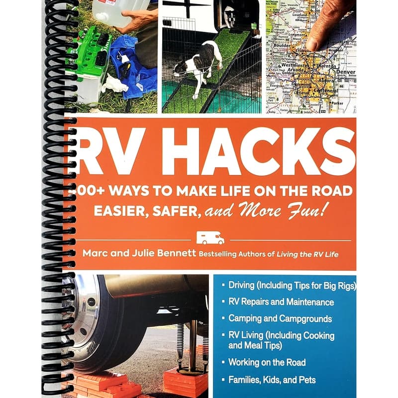 TEMU Rv Hacks: 400+ Ways To Make Life On The Road Easier, Safer, And More Fun! (life Hacks) By Marc Bennett And Julie Bennett (spiral-bound)