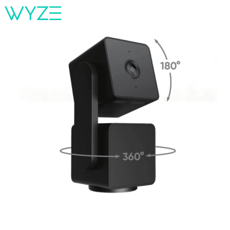 TEMU Wyze Cam Pan V3 Indoor/outdoor 1080p Pan/tilt/zoom Wi-fi Smart Home Security Camera With Motion Tracking For Baby & Pet, Color Night Vision, 2-way Audio, & , White