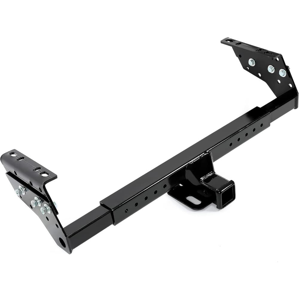 TEMU 2" Class Iii Adjustable Trailer Hitch Receiver For Towing - Compatible With For , For , For , Ford, , , For , , For , Plymouth, Black