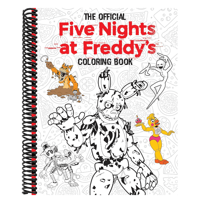 TEMU 5 Nights At Freddy's Official Coloring Book: An Afk Book Spiral-bound By Scott Cawthon