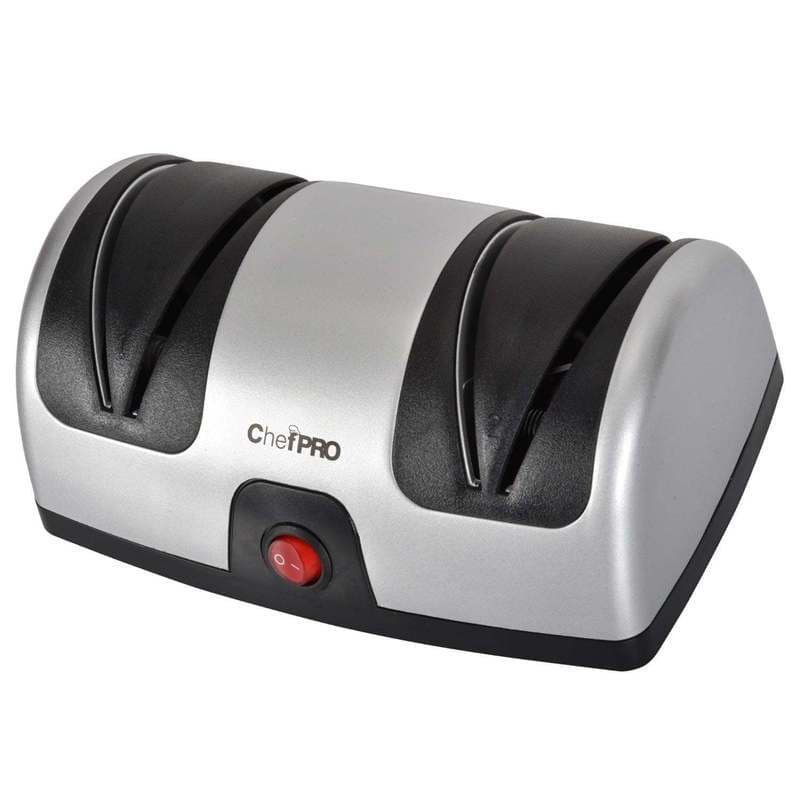 TEMU Electric Kitchen Knife Sharpener And Polishing System, Black-silver