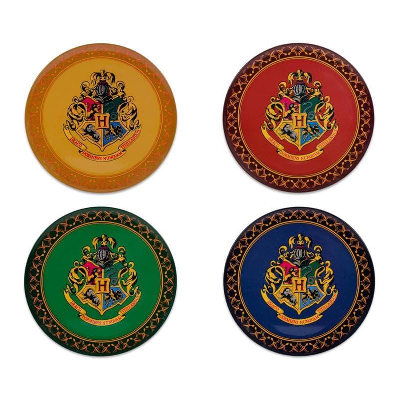 TEMU Harry Crests Melamine Dinner Plates | Set Of 4