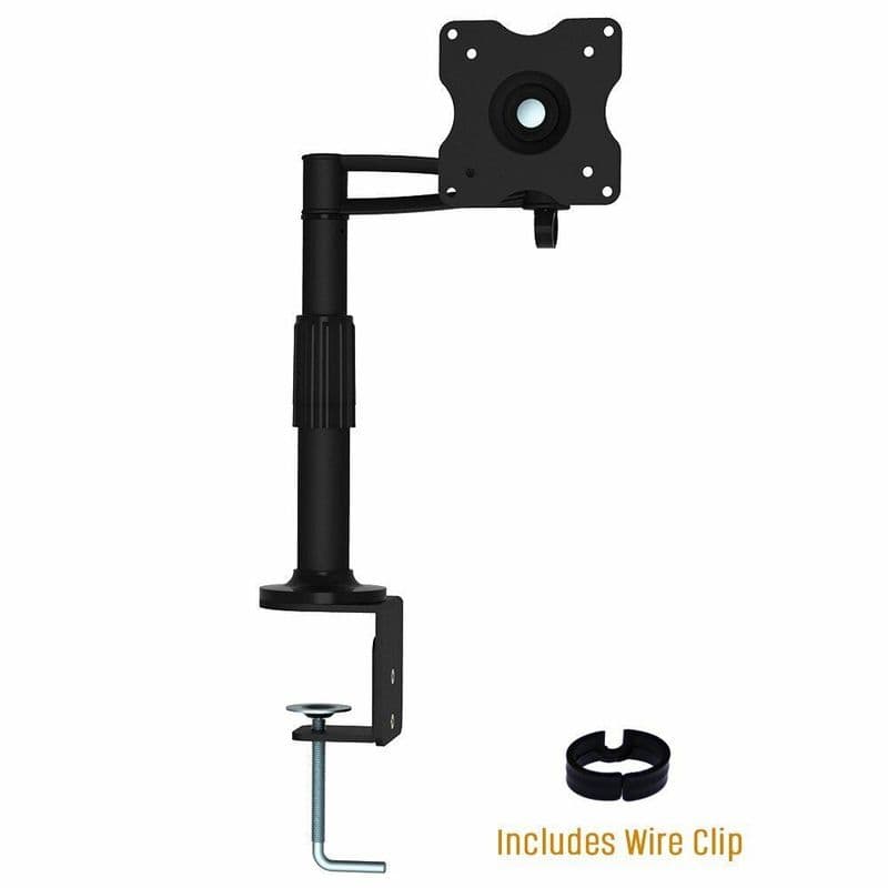 TEMU Articulating Monitor Mount/ Tv Desk Mount Fits 10 To 30" Monitors And Tv (black)-new