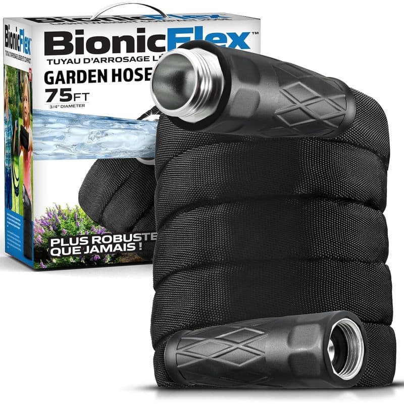TEMU Bell+ 75 Foot Garden Hose, Flexible Water Hose Lightweight Weatherproof 75 Ft Garden Hose, Garden Hose 75 Ft Outdoor With , Kink Free, Manguera De Agua Flexible, As