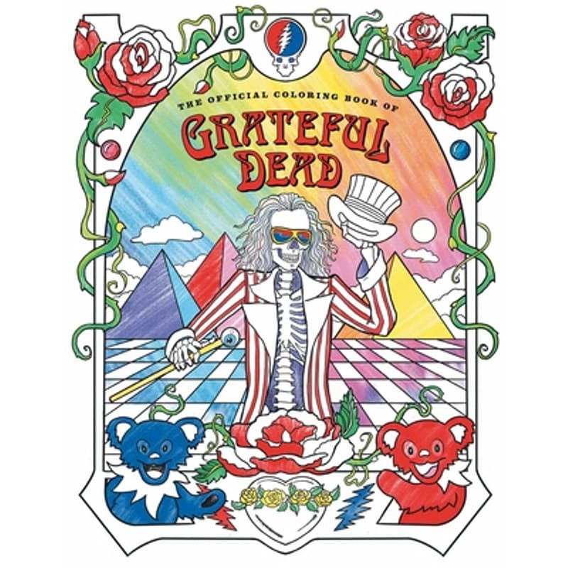 TEMU The Official Coloring Book Of Grateful Dead -- Erin Cadigan - Paperback