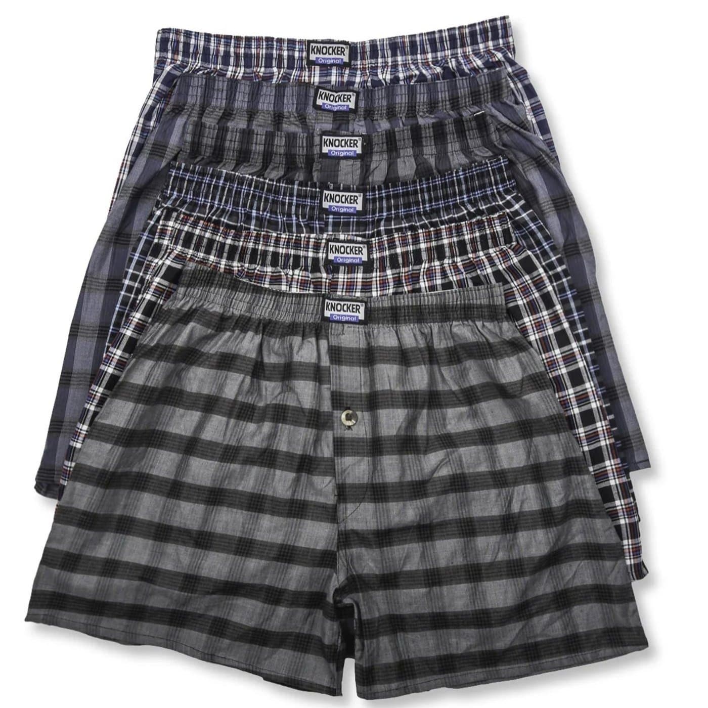 TEMU Plus Size Mens 3 Pack 0f 100% Cotton Assorted Print Comfy Boxers (2xl/3xl)