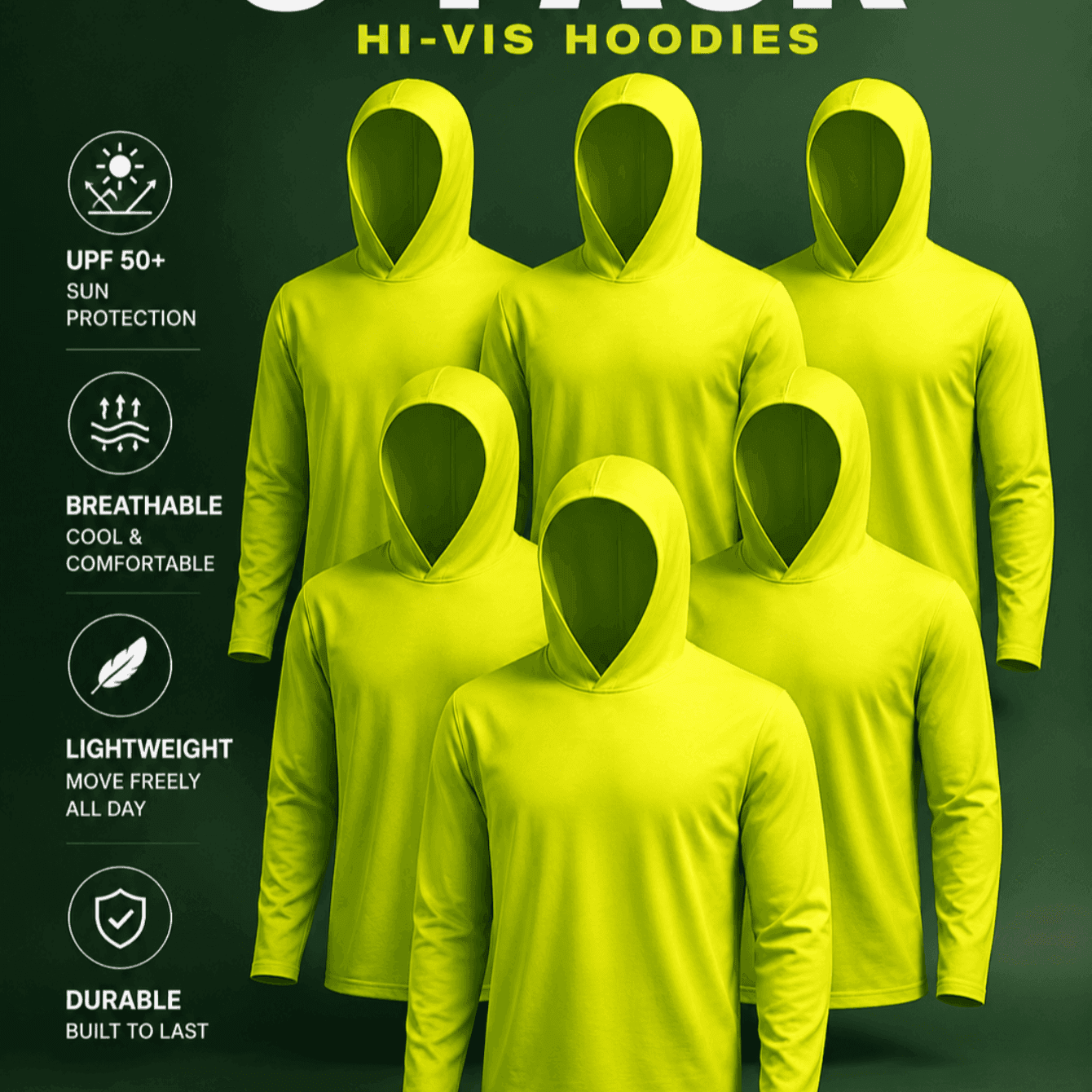 TEMU Sun Protection Long Sleeve T-shirts With Hood Upf 50+ Men's Hooded Quick Dry Breathable Uv Athletic Shirts Rash Guards Spf Uv For Hiking Fishing Swim Cycling Running