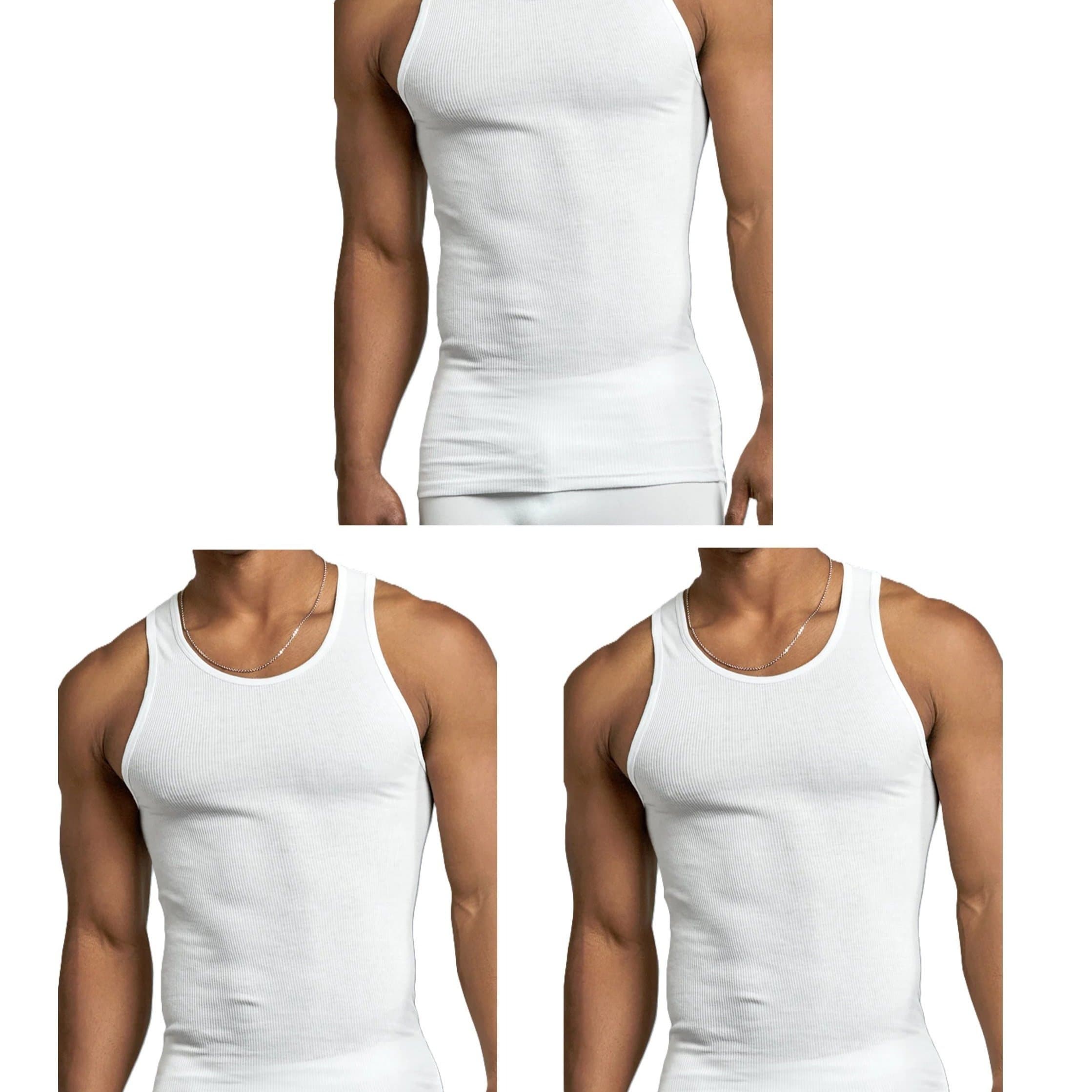 TEMU 3 Size 3 Pack Men's Medium Weight High Quality A-shirt