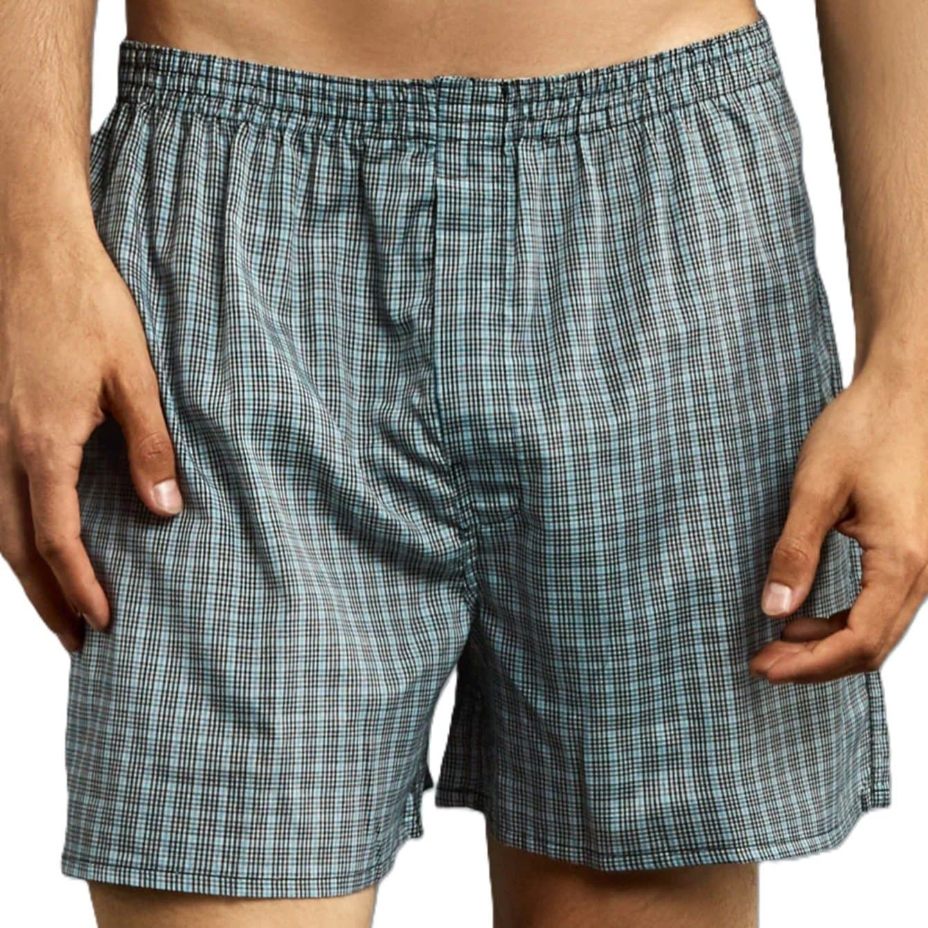 TEMU Mens 3 Pieces Assorted Stripes Print Comfy Boxers