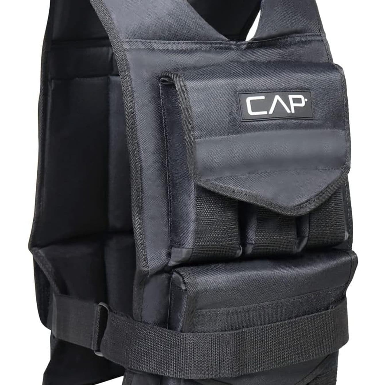 TEMU Adjustable Weighted Vest For Strength Training, Workout And Running, Body Weight Vest For Men And Women, Weighted Jacket, Removable Weight Included, Regular Length, 50