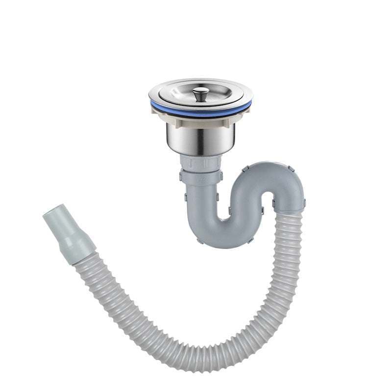 TEMU 110mm Drain Kit For Kitchen Sink Stainless Steel 304 Drain Assembly Waste Strainer