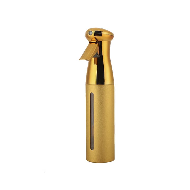 TEMU 1pcs 300ml Electroplating Continuous Spray Bottle Automatic High-pressure Spray Bottle Hairdressing Alcohol Disinfection Spray Bottle