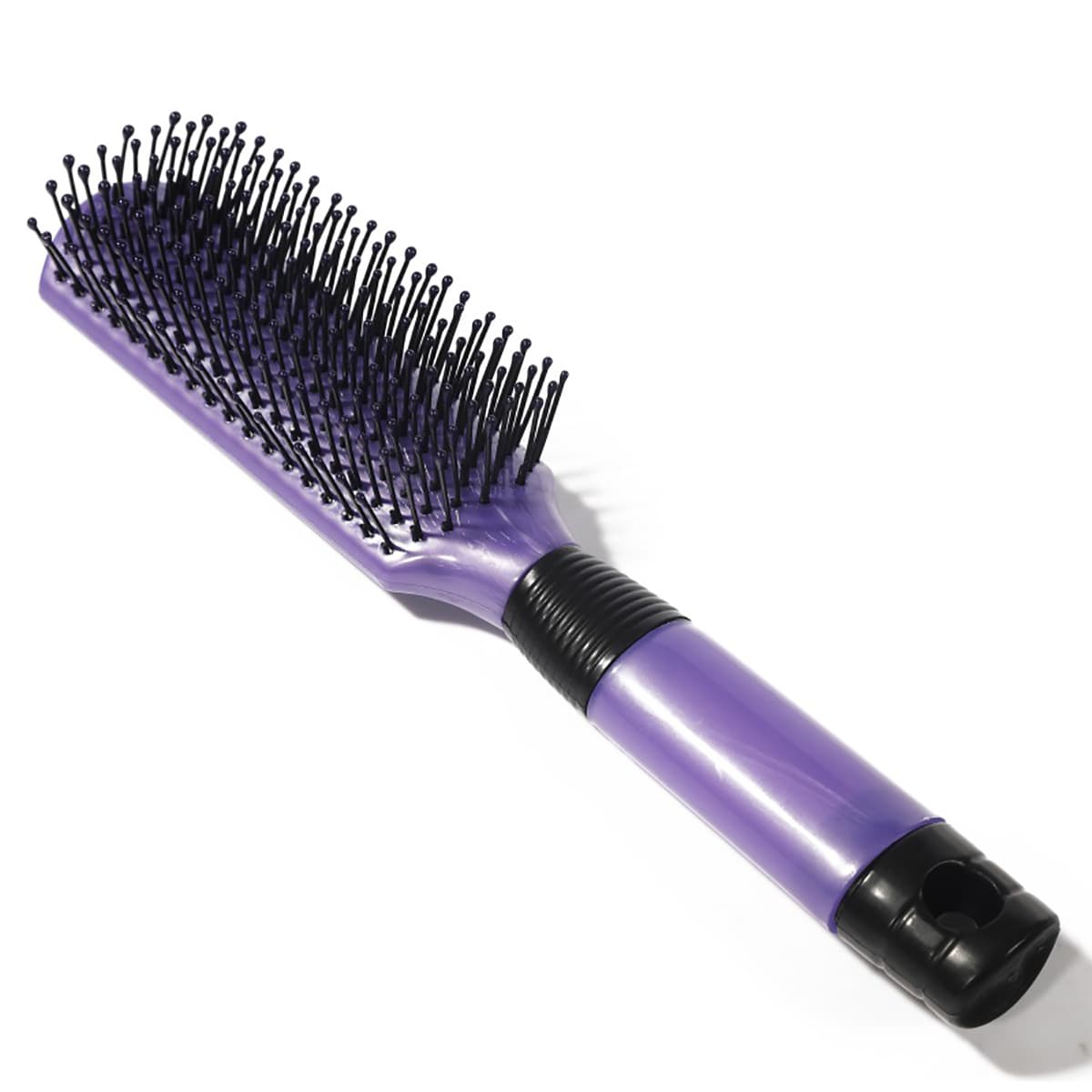 TEMU 1pc Plastic Detangling Brush Hairdressing Comb Rib Comb Massage Hair Brush For All Hair Types For Men And Women
