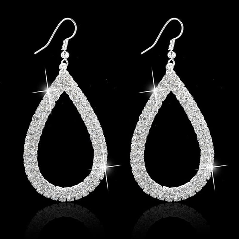 TEMU Fashion Jewelry Claw Chain Welded Drop Earrings