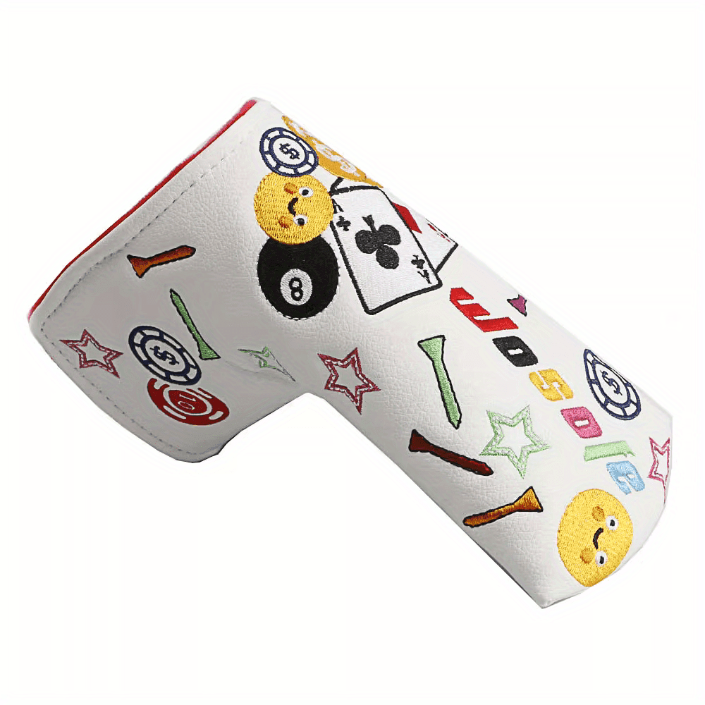 TEMU Wosofe Golf Putter Head Cover, Straight Bar Design, Made Of, Protects Head With Magnetic Closure, Golf Accessory
