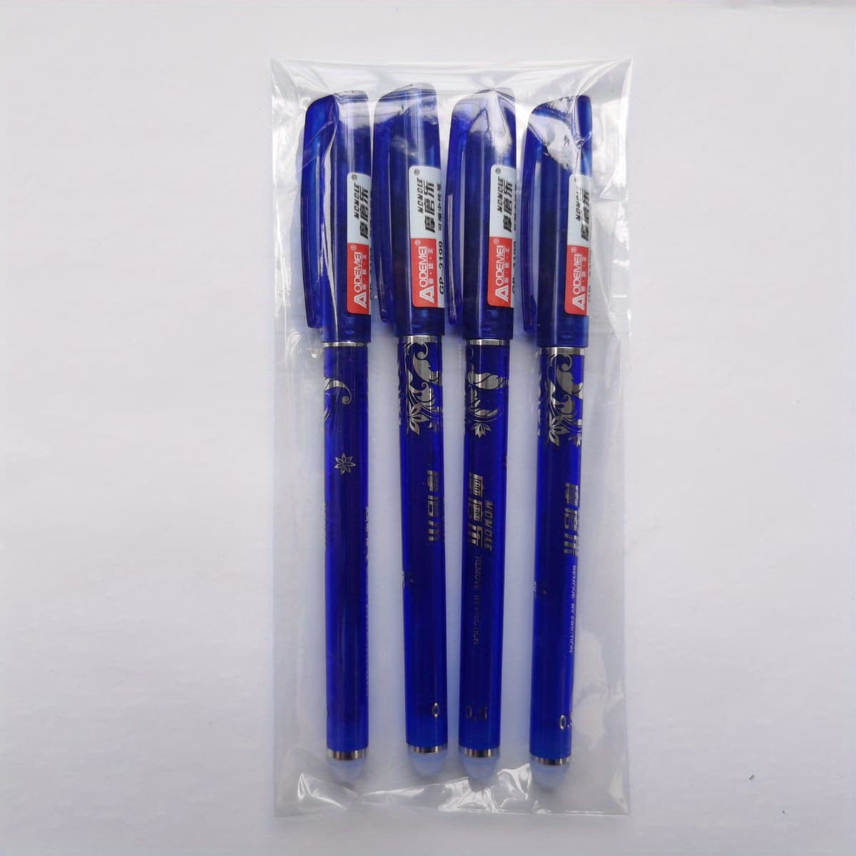 TEMU 4-pack Erasable Gel Pens - , 0.5mm Tip, Smooth Writing & Multifunctional - Students!