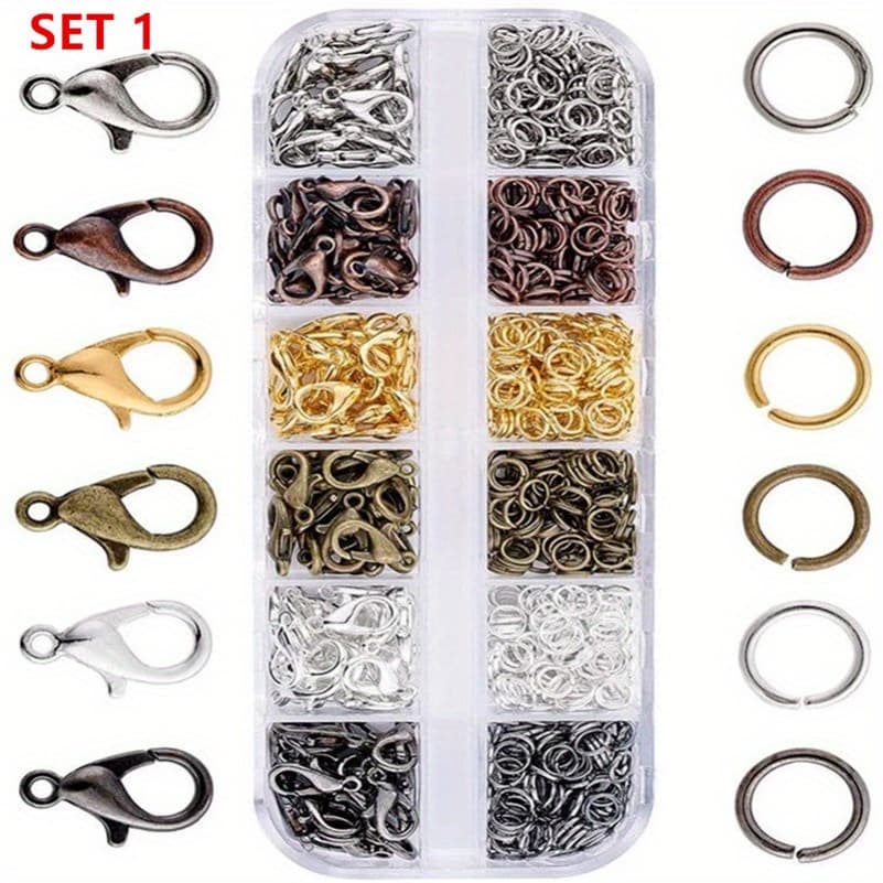 TEMU Lobster Clasps Rings | Iron Material, Fits Jewelry Making Bracelets, Necklaces, Hooks, Chain