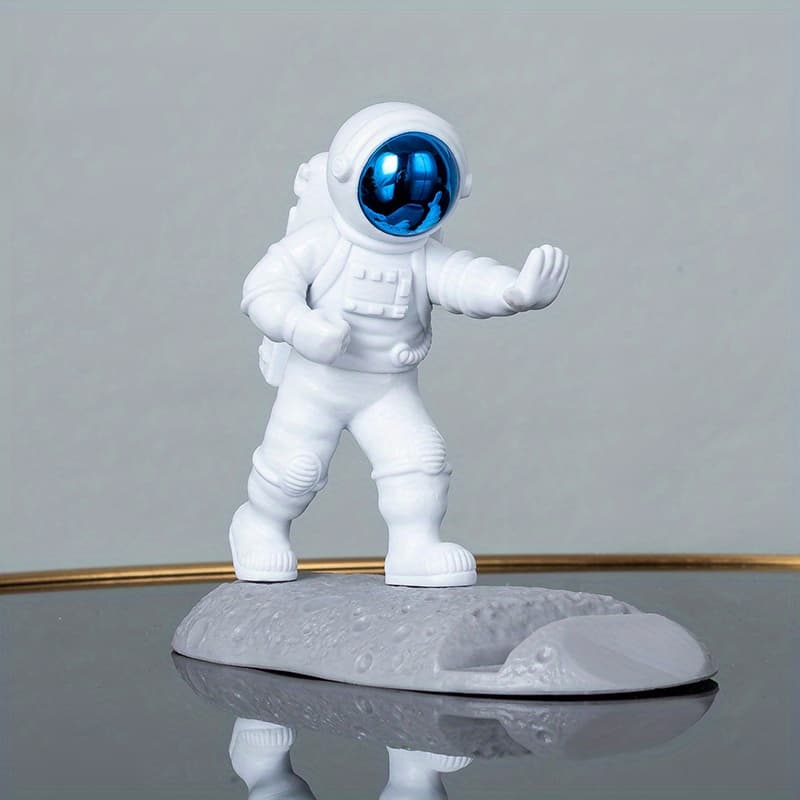 TEMU Creative Astronaut Desktop Phone Stand, Office Desk Decorative Holder