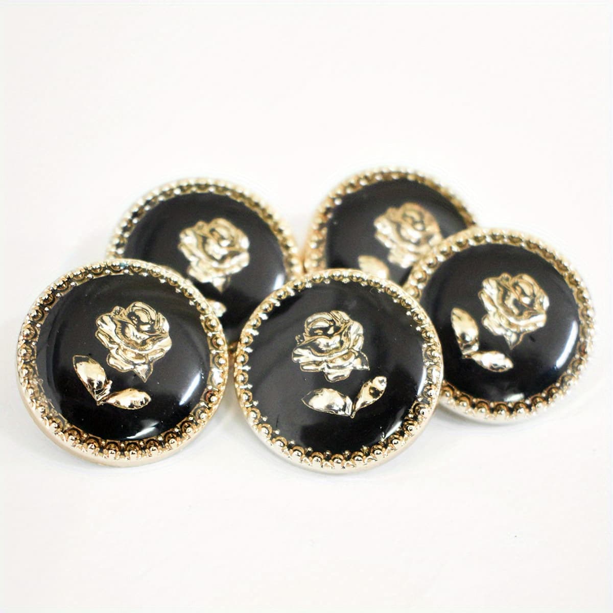 TEMU 5pcs Drip Oil Button Ladies Shirt Sweater Dress Decorative 2.1cm