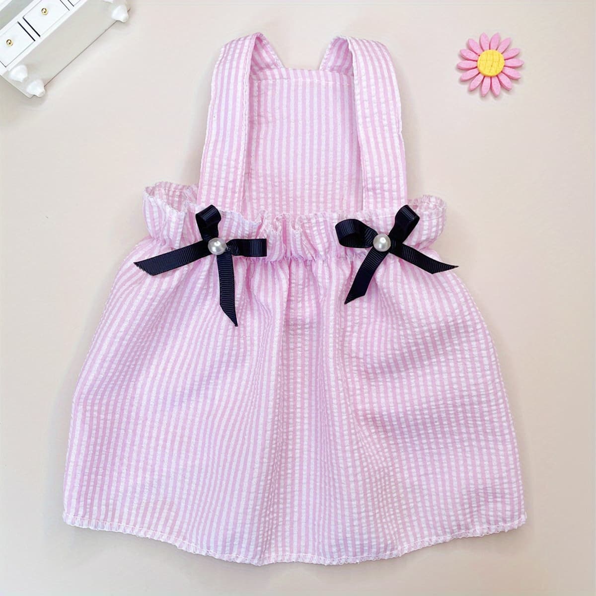 TEMU Adorable Ruffle Trim Dog Princess Dress - Perfect For Cats Too!