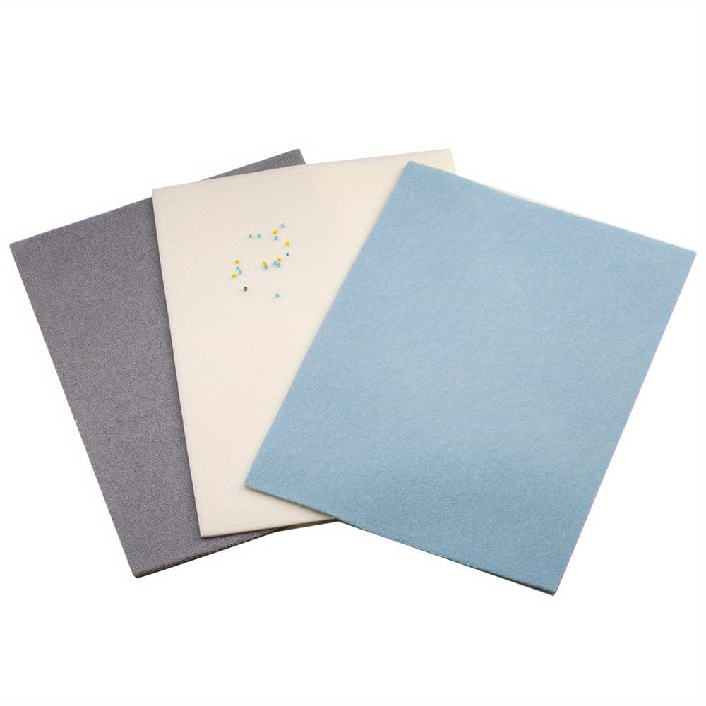 TEMU The Hobbyworker Double-faced Flocking Beads Mat Practical Convenient Supplies For Making -beading Mats
