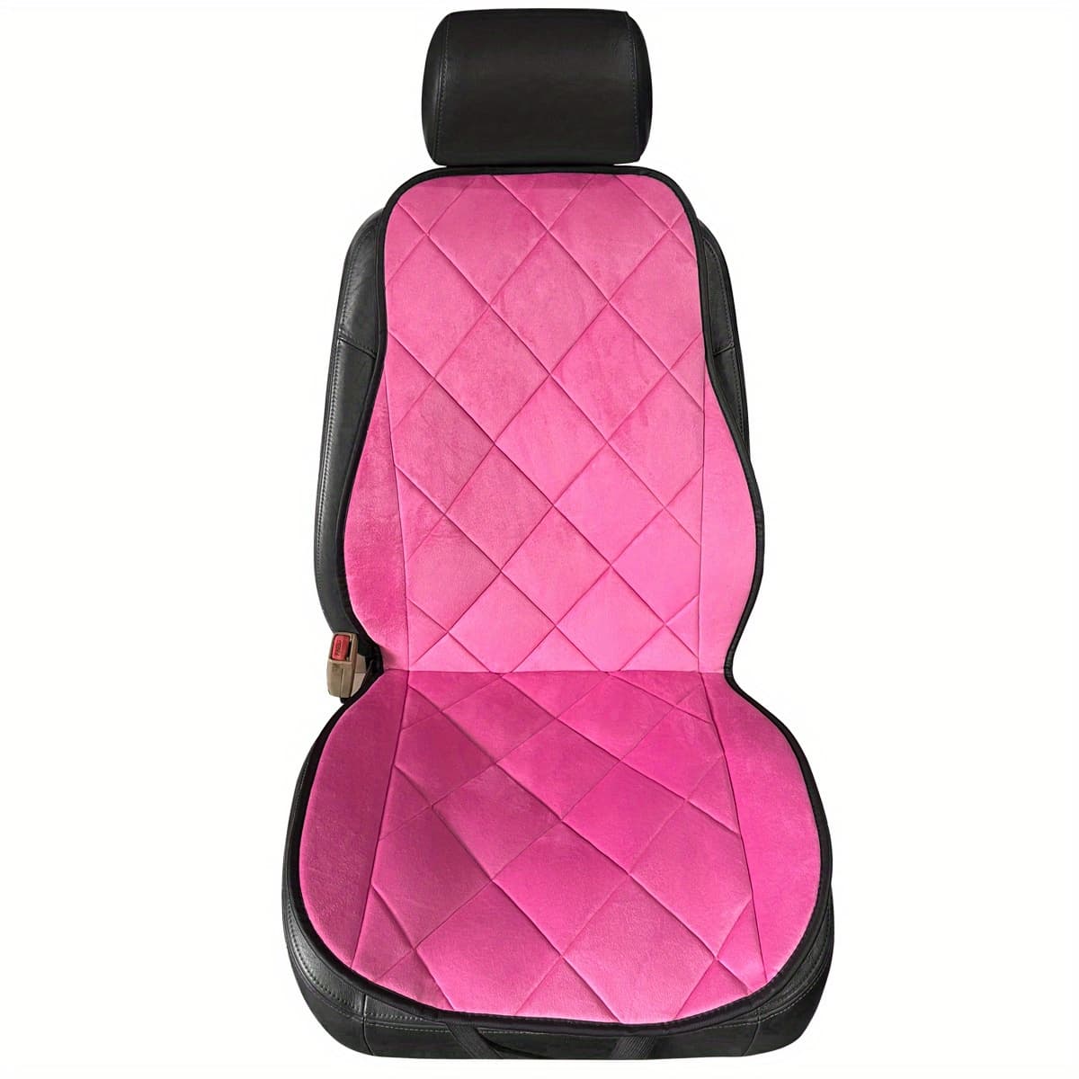 TEMU Car Seat Cover, Front Seat Protector, Universal Seat Cushion For Most Cars, Suvs, Soft Velvet , Car Seat Cushion For Women 1pc
