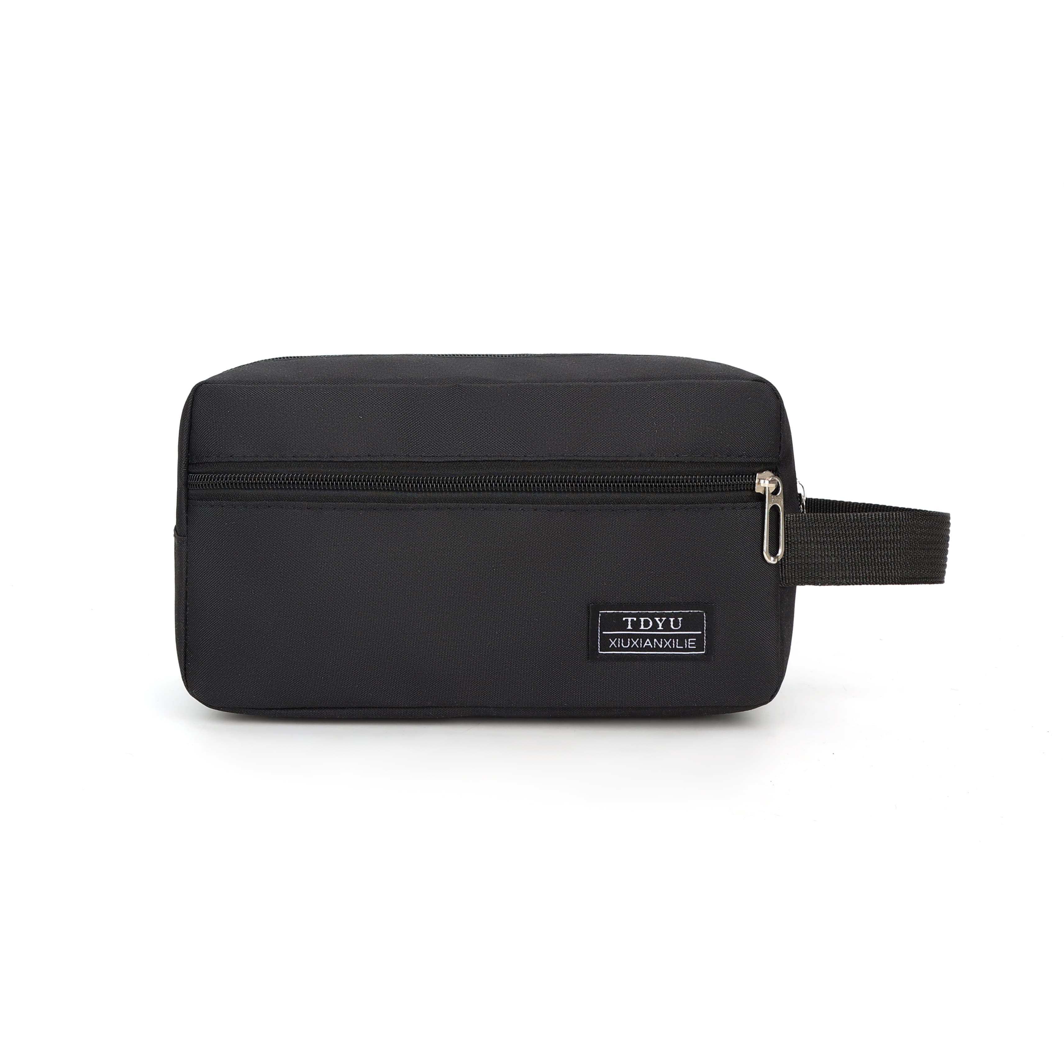 TEMU Lumg Unisex Travel Toiletry Bag - Foldable Clutch With Dividers & Handle, Durable Fabric For College, Trips, & Valentine’s Gifts, Gift Idea | Stylish Accessory | Branding, Toiletry Travel Bag