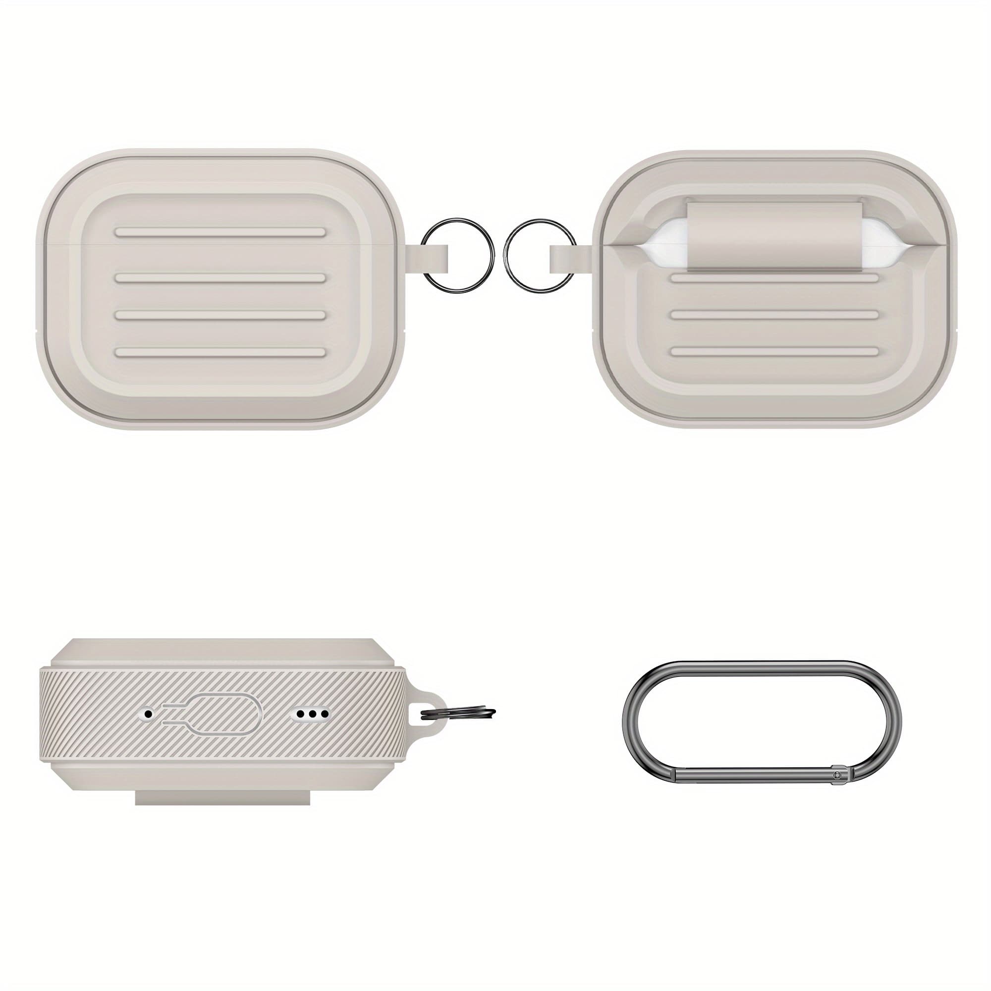 TEMU Striped Silicone Case Suitable For For Airpods, Wireless For Airpods 3, Full Coverage For Airpods Pro Earphone Cover.