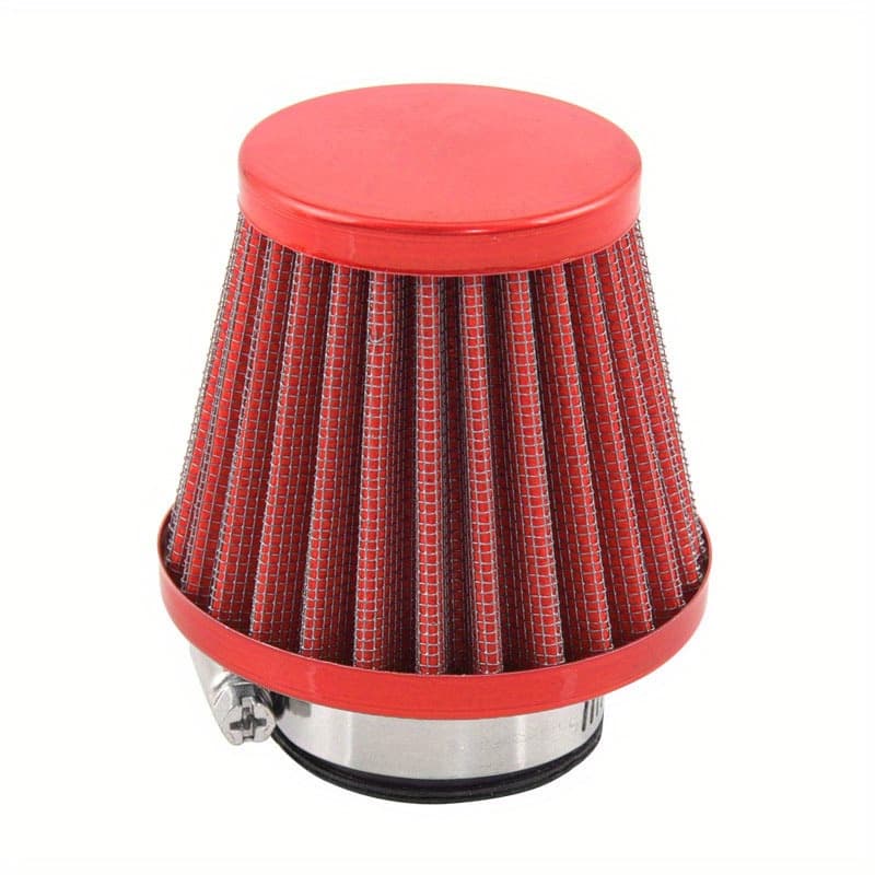 TEMU Gy6 50cc 110cc Air Filter - High-efficiency Intake Kit For Gy6d, Dirt Bikes & , Round Iron Material, Essential Motorcycle Part|round Intake|durable Construction, Motorcycle Accessorie