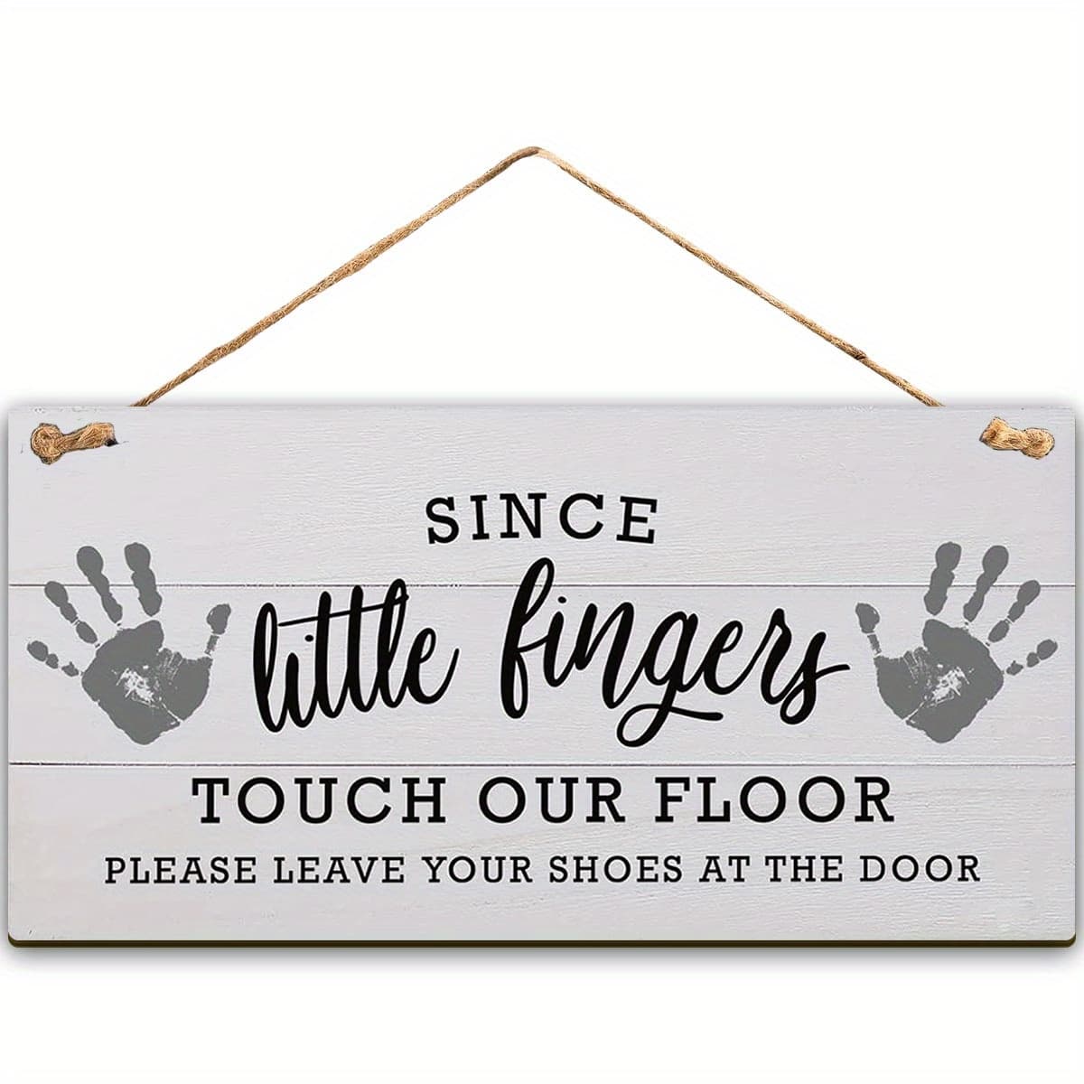 TEMU Since Touch Our Floor Please Remove Your Shoes - Take Your Sign For Door 6x12 Hanging - Home Decor Signs With Say