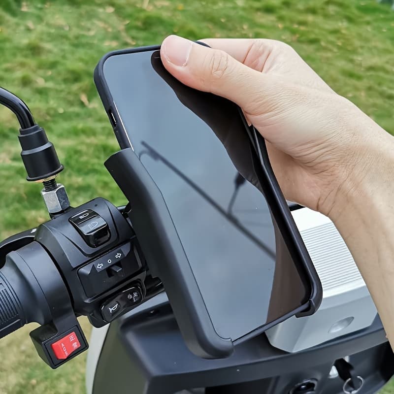 TEMU Motorcycle, Electric Scooter, Scooter, Mountain Bike, Electric Bike, Mobile Phone Holder, Navigation Bracket, Vehicle-mounted Riding Bracket